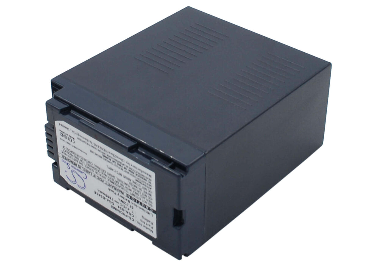 7.4V, Li-ion, 7800mAh, Camera battery fits Panasonic, Cga-d54, Ag-ac-90, Ag-dvc180a, 57.72Wh Camera Cameron Sino Technology Limited (Camera)