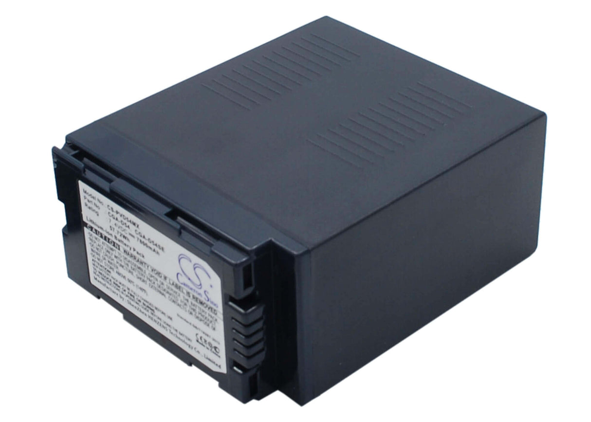 7.4V, Li-ion, 7800mAh, Camera battery fits Panasonic, Cga-d54, Ag-ac-90, Ag-dvc180a, 57.72Wh Camera Cameron Sino Technology Limited (Camera)