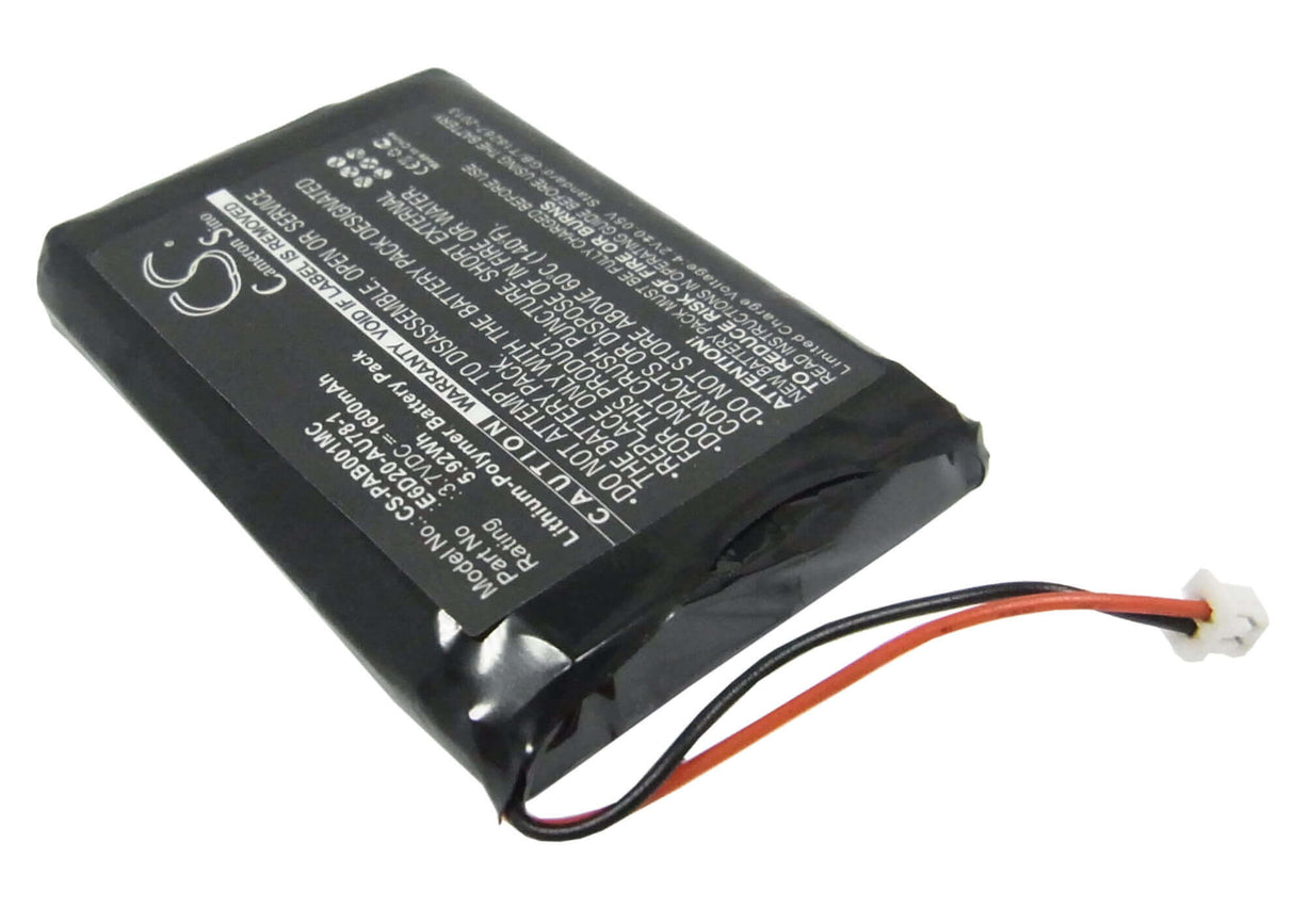 3.7V, Li-Polymer, 1600mAh, Camera battery fits Panasonic, E6d20-au78-1, Arbitrator Body Worn Mics, 5.92Wh Camera Cameron Sino Technology Limited (Camera)