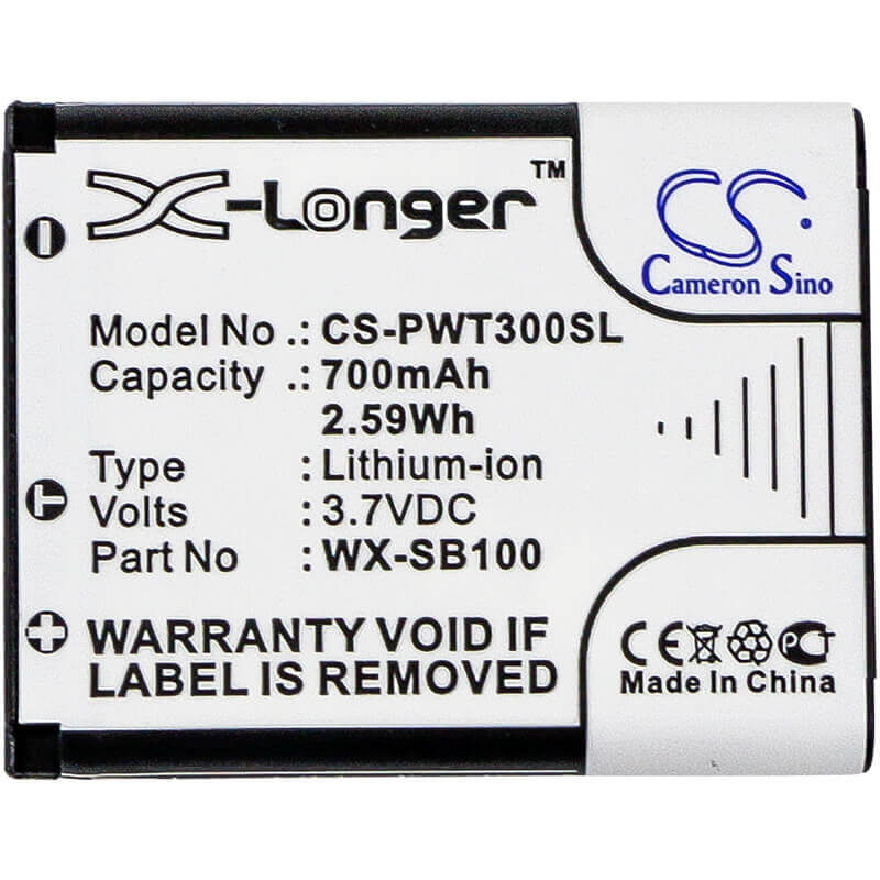 3.7V, Li-ion, 700mAh, Headset battery fits Panasonic, Wx-sb100, Attune Ii, Attune Ii Hd3, 2.59Wh Wireless Headset Cameron Sino Technology Limited