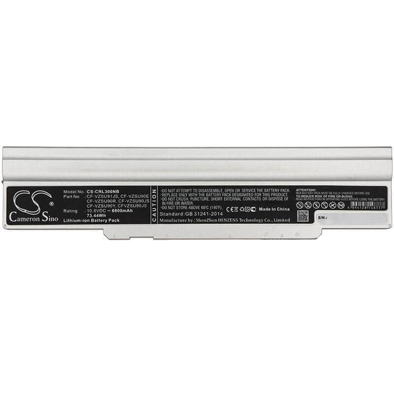 Battery For Panasonic, Cf-lx, Cf-lx3, Cf-lx3ddabr 10.8v, 7000mah - 75.60wh Notebook, Laptop Cameron Sino Technology Limited