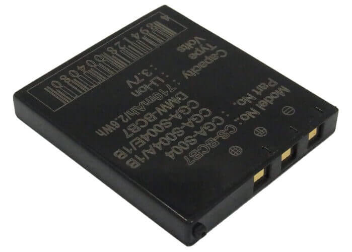 3.7V, Li-ion, 710mAh, Camera battery fits Panasonic, Cga-s004, Dmc-fx2b, Dmc-fx2ebs, 2.627Wh Camera Cameron Sino Technology Limited (Camera)