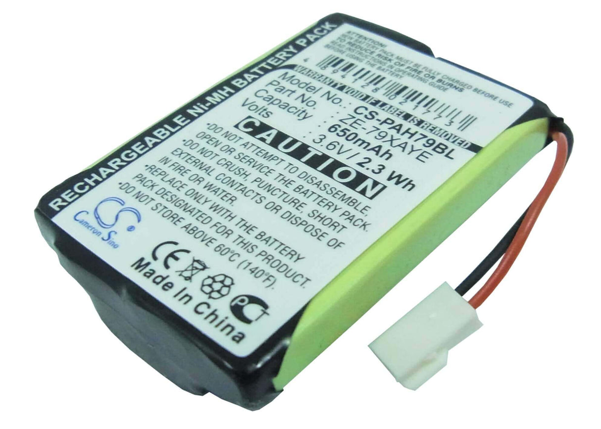Barcode Scanner Battery For Panasonic Handheld Ze-79uncy, Handheld Ze-79xaye, Handheld Ze-79 3.6v, 650mah - 2.34wh Barcode Scanner Cameron Sino Technology Limited