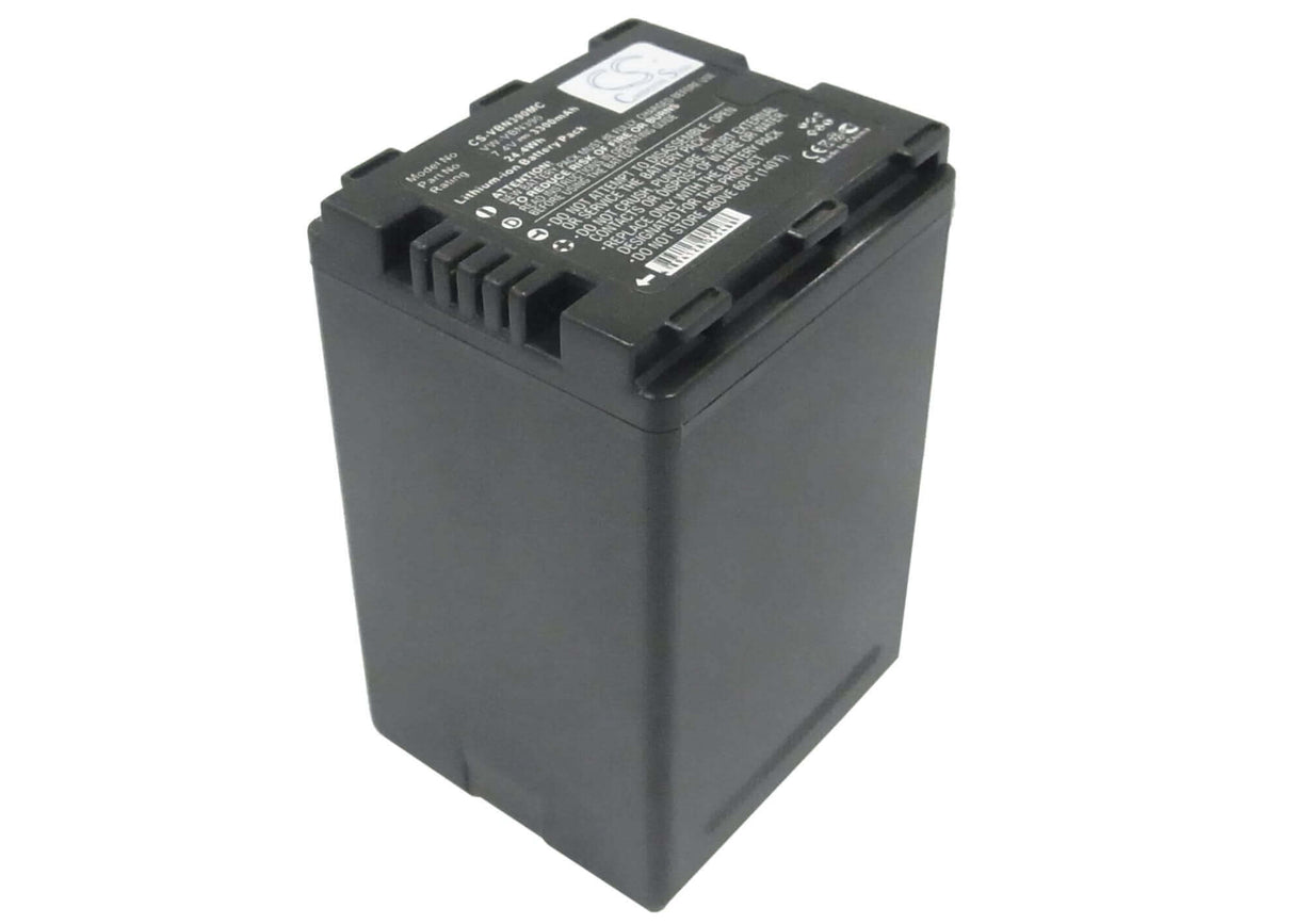 7.4V, Li-ion, 3300mAh, Camera battery fits Panasonic, Vw-vbn390, Hc-x900, Hc-x900m, 24.42Wh Camera Cameron Sino Technology Limited (Camera)