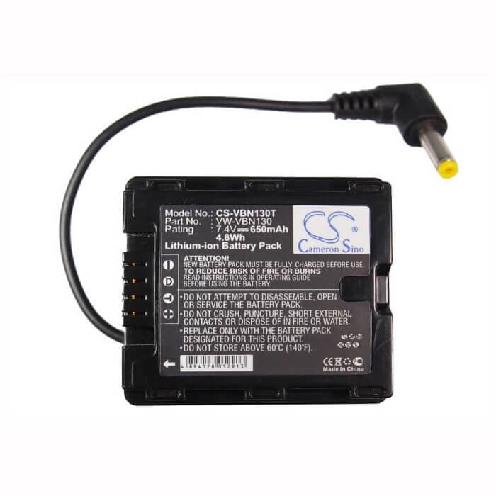 Batterie pour Panasonic Hdc-hs900, Hdc-sd800, Hdc-sd900, Hdc-tm900 7.4v, 650mah - 4.81wh Batteries pour l'électronique Cameron Sino Technology Limited (Suspendu)