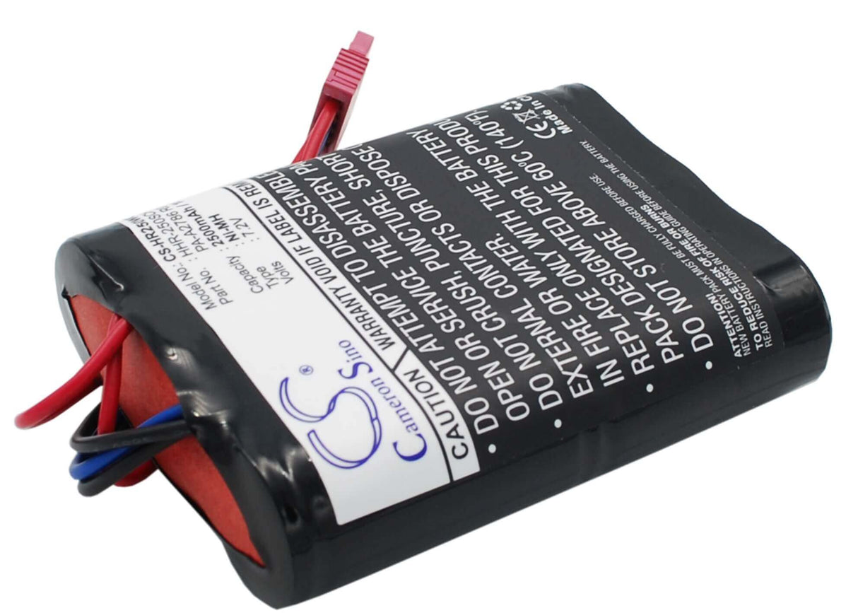 7.2V, Ni-MH, 2500mAh, Vehicles battery fits Panasonic, Hhr-250sch L2x3, Hhr-250sch L2x3, Pa-a2786 R001-1b, 18Wh Vehicles Cameron Sino Technology Limited (Suspended)