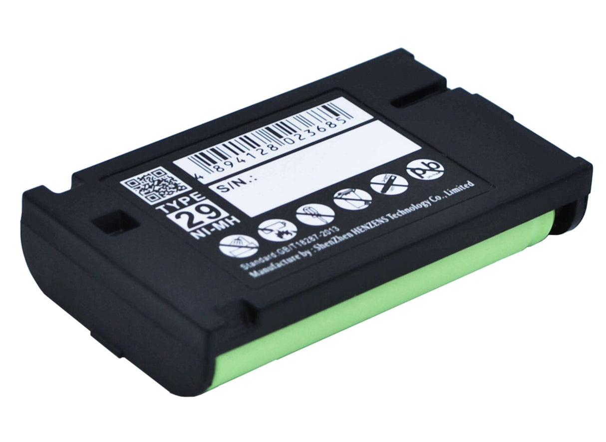 Battery For Panasonic, Hhr-p104, Hhr-p104a, P104a/1b, 3.6v, 850mah - 3.06wh Cordless Phone Cameron Sino Technology Limited (Cordless Phone)