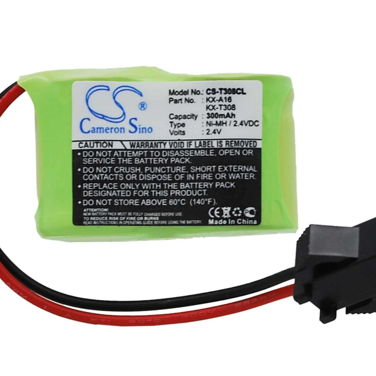 Batterie Ni-MH 2,4V 300mAh Pour Téléphone Panasonic KX-T30810 - Remplace KX-T308 P-01H-F2G1