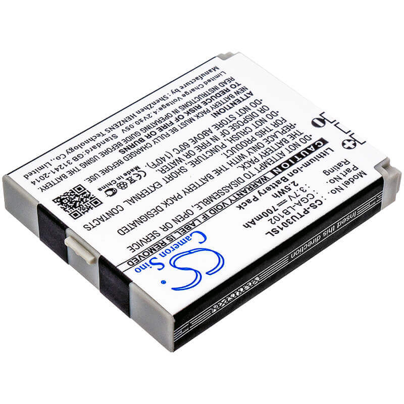 3.7V, Li-ion, 700mAh, SmartPhone battery fits Panasonic, Cga-lb102, Kx-tu301, Kx-tu301 Gme, 2.59Wh Mobile, SmartPhone Cameron Sino Technology Limited (Smartphone)