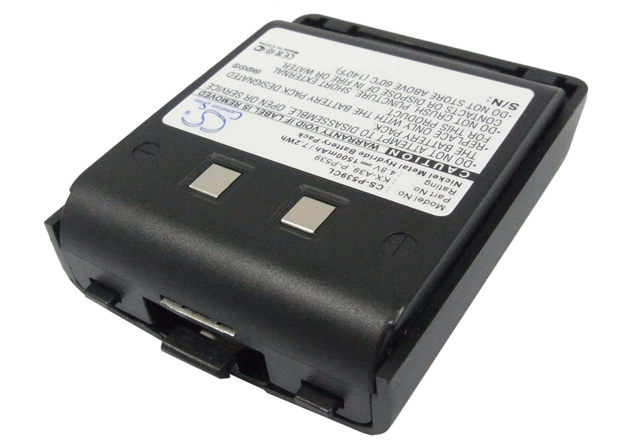 Battery For Panasonic, Kxa39, Kxt9000, Kx-t9000, Kxt9050bh, 4.8v, 1500mah - 7.20wh Cordless Phone Cameron Sino Technology Limited (Suspended)