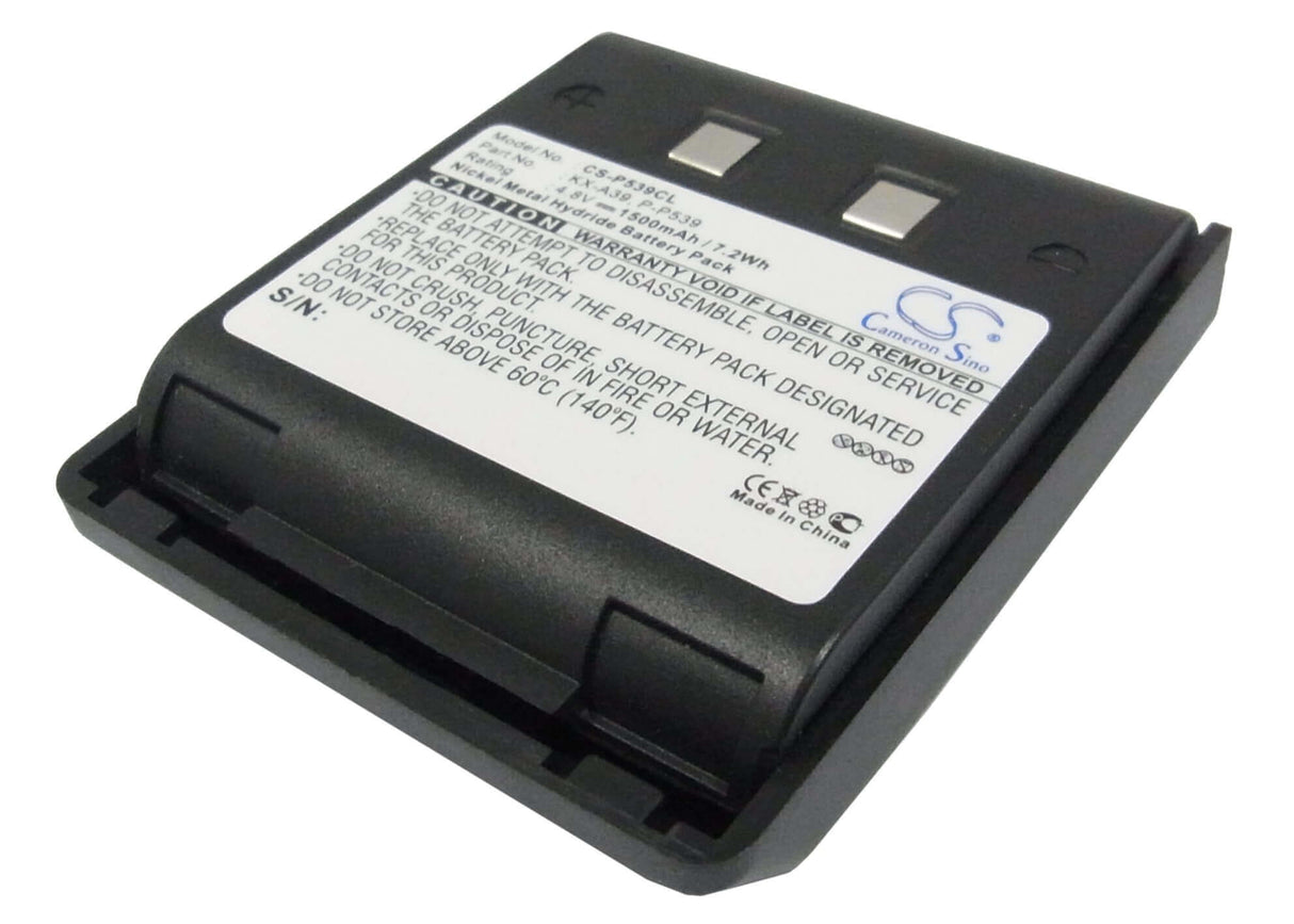 Battery For Panasonic, Kxa39, Kxt9000, Kx-t9000, Kxt9050bh, 4.8v, 1500mah - 7.20wh Cordless Phone Cameron Sino Technology Limited (Suspended)