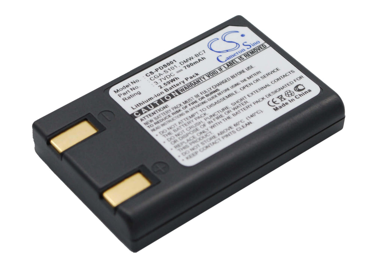 Battery For Panasonic Lumix Dmc-f7, Lumix Dmc-f7-a, 3.7v, 700mah - 2.59wh Camera Cameron Sino Technology Limited (Suspended)