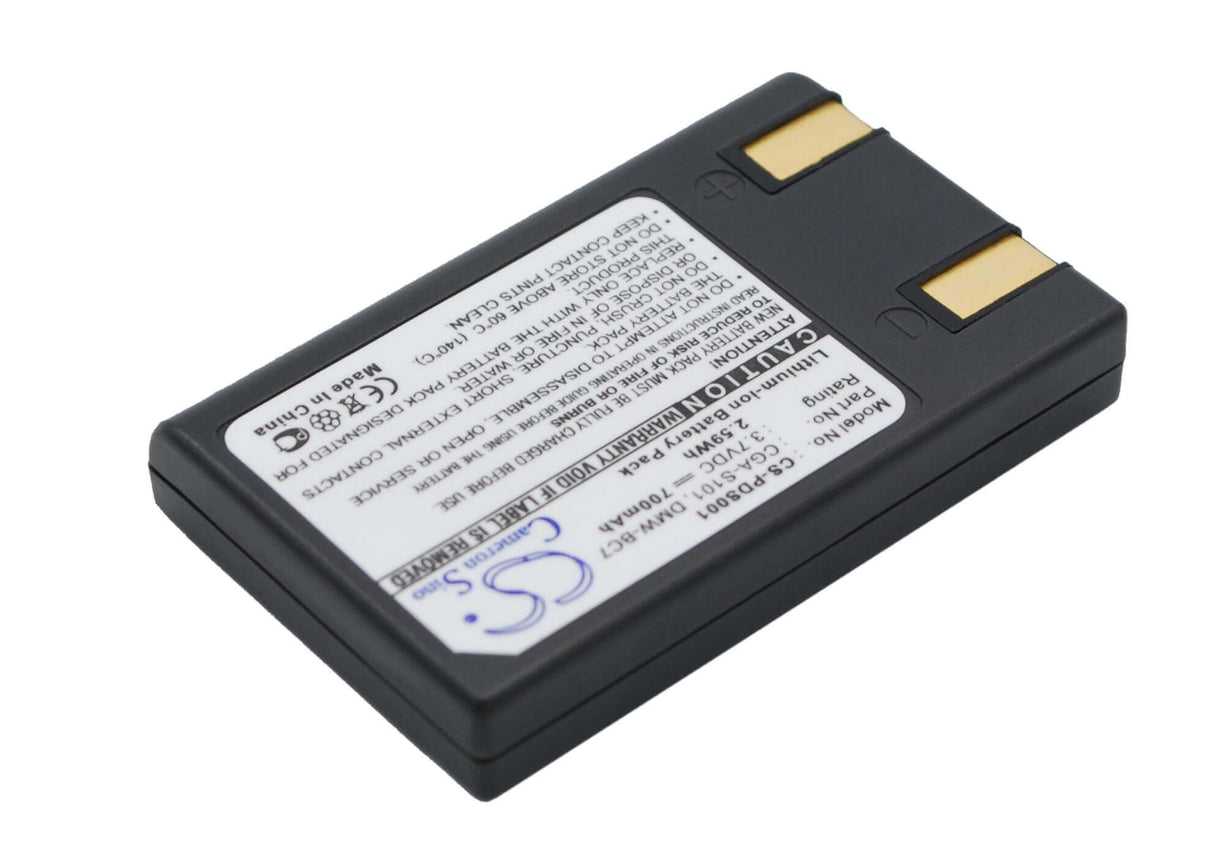 Battery For Panasonic Lumix Dmc-f7, Lumix Dmc-f7-a, 3.7v, 700mah - 2.59wh Camera Cameron Sino Technology Limited (Suspended)