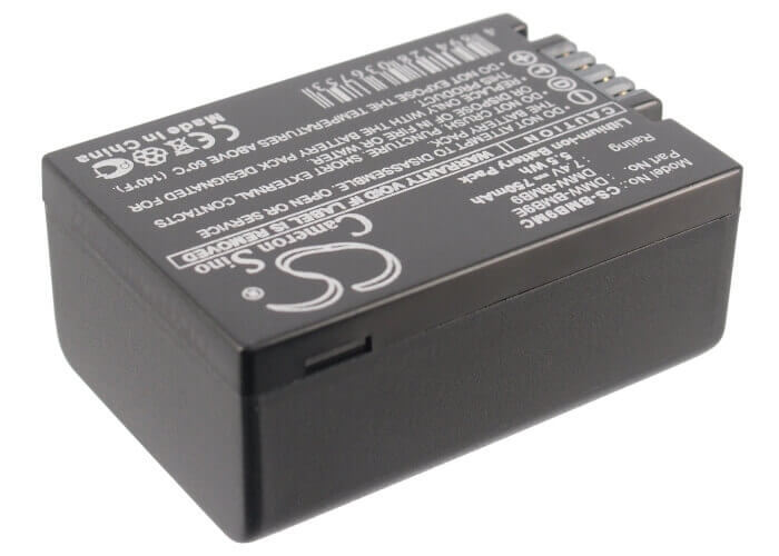 7.4V, Li-ion, 750mAh, Camera battery fits Panasonic, Dmw-bm9pp, Lumix Dmc-fz100gk, Lumix Dmc-fz100k, 5.55Wh Camera Cameron Sino Technology Limited (Camera)