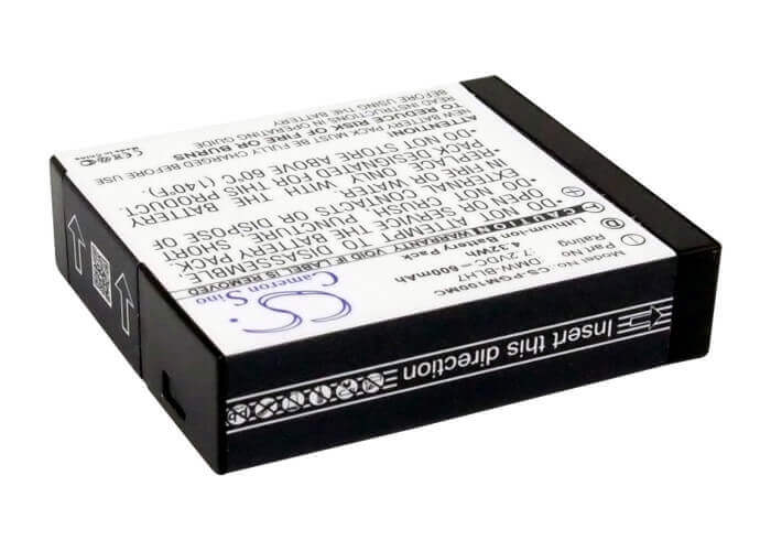7.2V, Li-ion, 600mAh, Camera battery fits Panasonic, Dmw-blh7, Lumix Dmc-gm1, Lumix Dmc-gm1d, 4.32Wh Camera Cameron Sino Technology Limited (Camera)