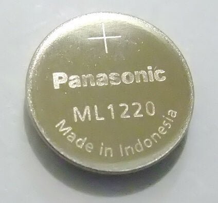 Batterie pour Panasonic Ml1220, Ml-1220 3v, 15mah - 0.045wh Piles Bouton Panasonic
