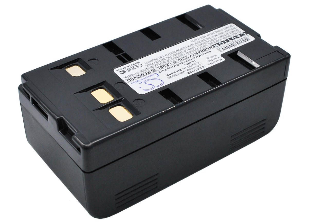 6.0V, Ni-MH, 4000mAh, Camera battery fits Panasonic, Vw-vbs2, Nv-3ccd1, Nv-61, 24Wh Camera Cameron Sino Technology Limited (Camera)