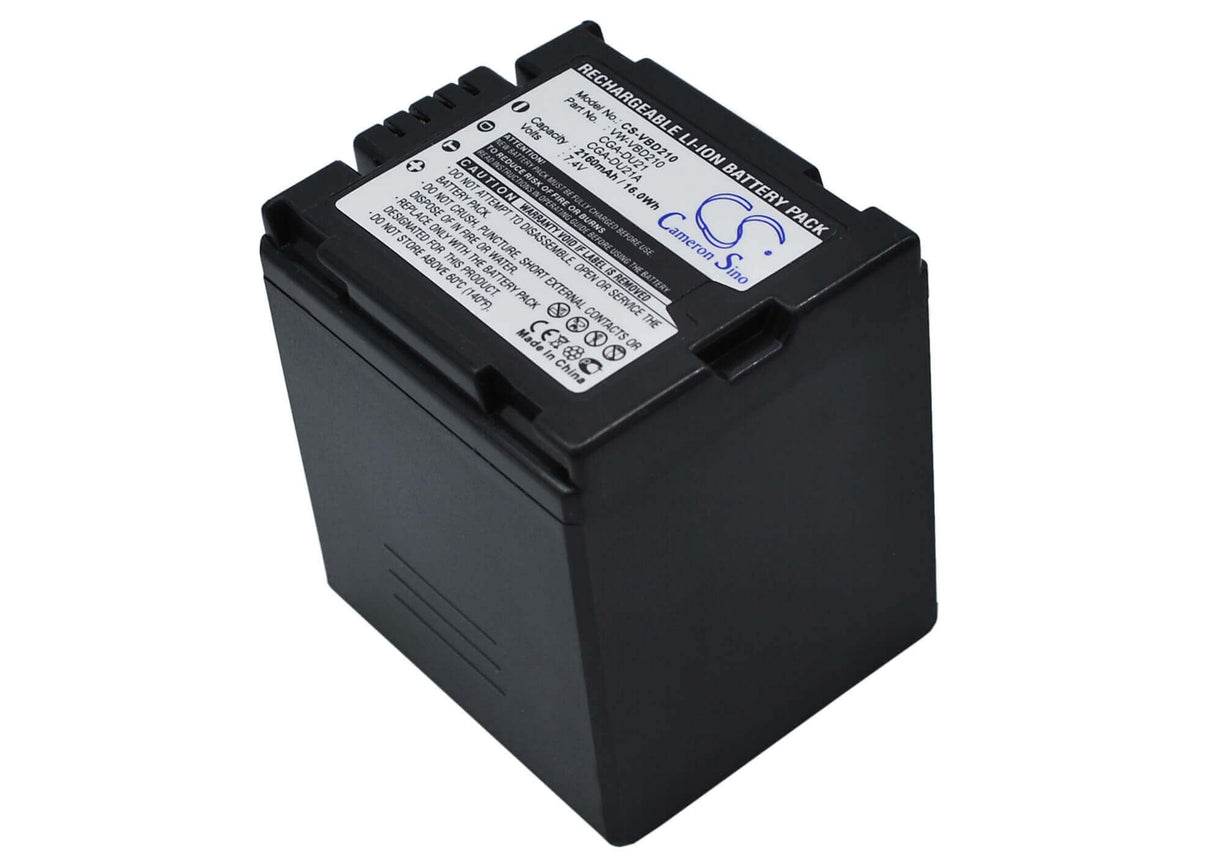 Camera Battery For Panasonic Nv-gs100k, Nv-gs11, Nv-gs120k, Nv-gs17ef-s, 7.4v, 2160mah - 15.98wh Camera Cameron Sino Technology Limited (Camera)