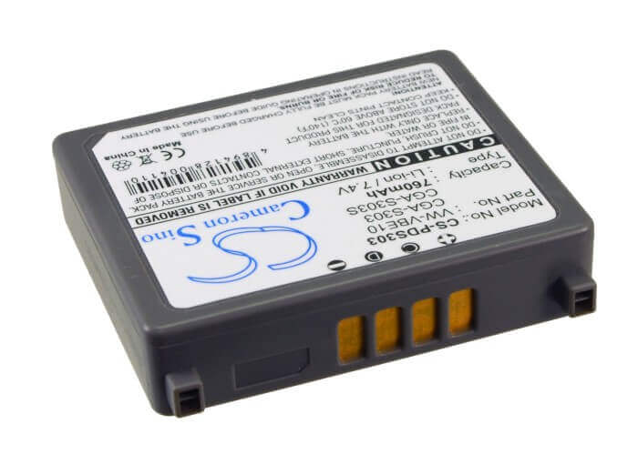 7.4V, Li-ion, 760mAh, Camera battery fits Panasonic, Cga-s303, Sdr-s100, Sdr-s100eg-s, 5.624Wh Camera Cameron Sino Technology Limited (Camera)