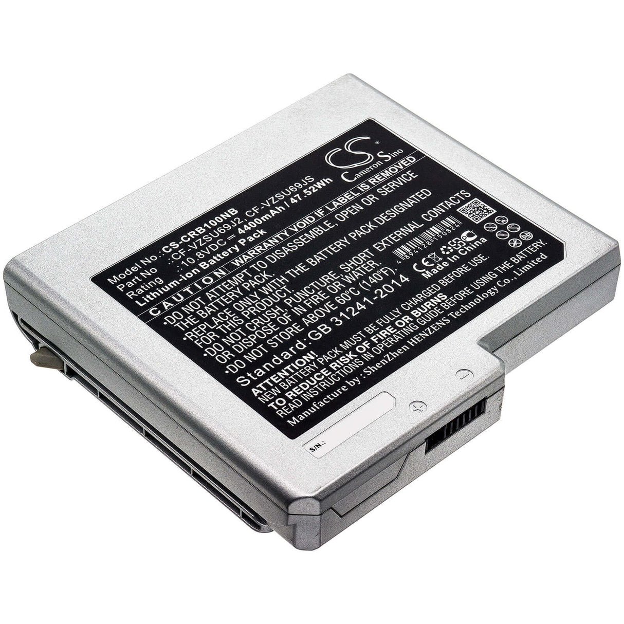 Battery For Panasonic, Toughbook Cf-b11, Toughbook Cf-b10 10.8v, 4400mah - 47.52wh Notebook, Laptop Cameron Sino Technology Limited