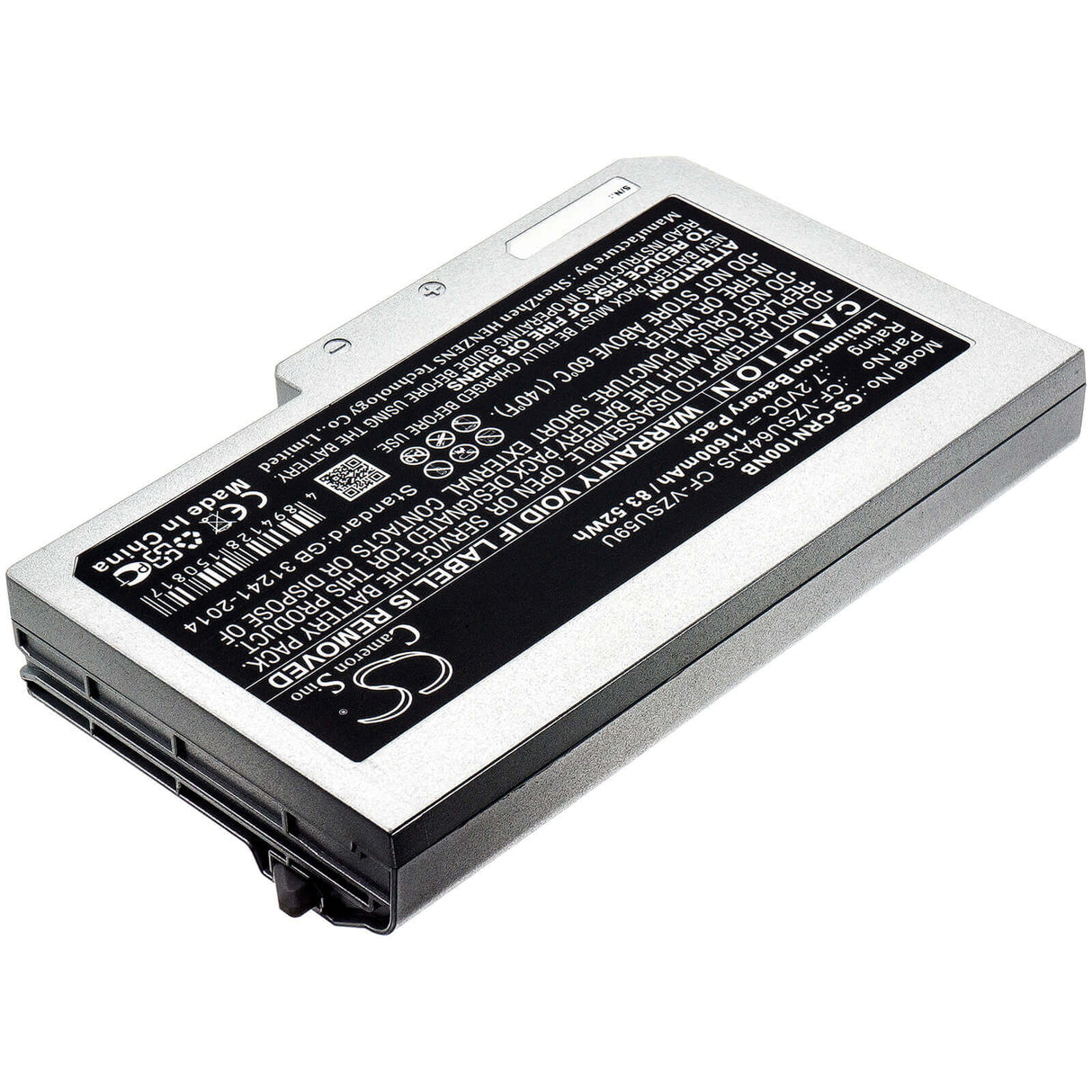 Battery For Panasonic, Toughbook Cf-n10, Toughbook Cf-s10 7.2v, 11600mah - 83.52wh Notebook, Laptop Cameron Sino Technology Limited