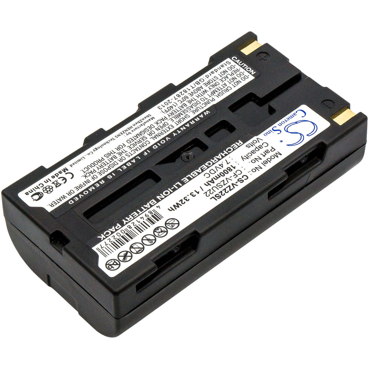 7.4V, Li-ion, 1800mAh, batterie d'amplificateur compatible avec Avio, Nippon, Toa Electronics, Panasonic, Nec, 2ur18650f, R300zd, Tvs-200ex, 13.32Wh PDA, Pocket PC Cameron Sino Technology Limited