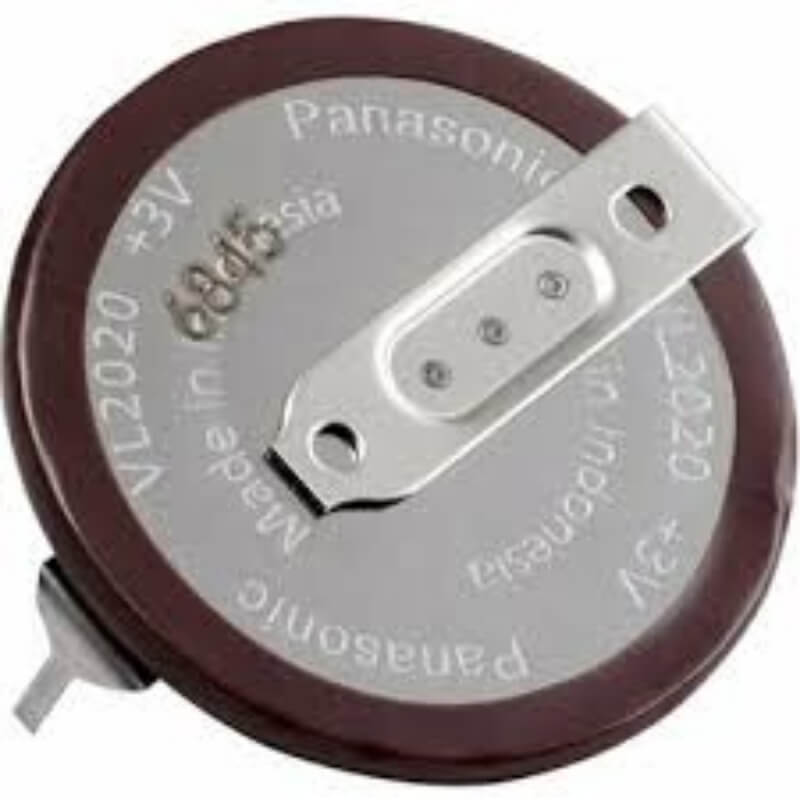 Batterie pour Panasonic Vl-2020/hfn, Vl2020/hfn, Vl2020hfn, Vl-2020hfn, P081-nd 3v, 20mah - 0.06wh Piles bouton Panasonic
