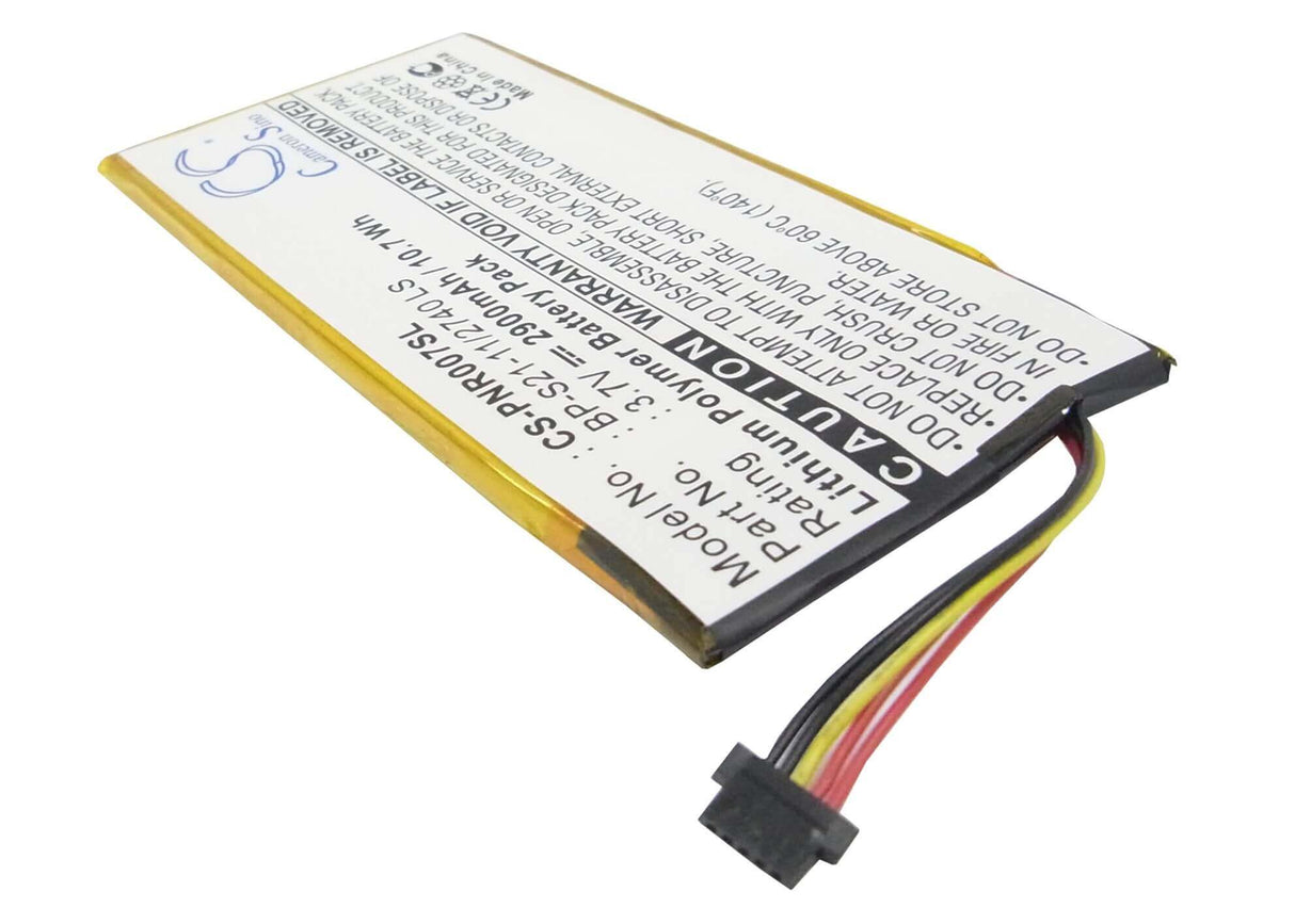 3.7V, Li-Polymer, 2900mAh, E-book, E-reader battery fits Pandigital, Bp-s21-11/2740 Ls, Novel 7, Prd07t20wbl1, 10.73Wh E-book, E-reader Cameron Sino Technology Limited
