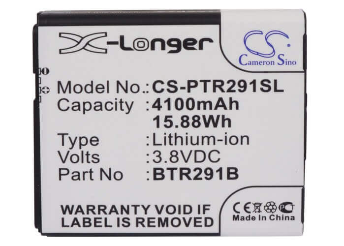 3.8V, Li-ion, 4100mAh, Hotspot battery fits Pantech, Verizon, Btr291b, 291lvw-7046, Mhs291l, 15.88Wh Hotspot Cameron Sino Technology Limited