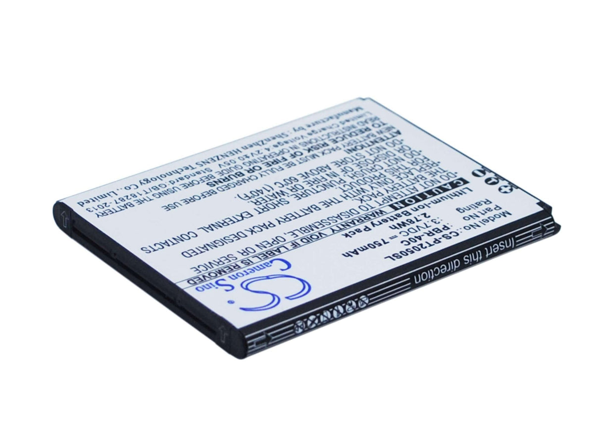 3.7V, Li-ion, 750mAh, SmartPhone battery fits Pantech, Pbr-40c, Breeze 4, Breeze Iv, 2.78Wh Mobile, SmartPhone Cameron Sino Technology Limited (Smartphone)