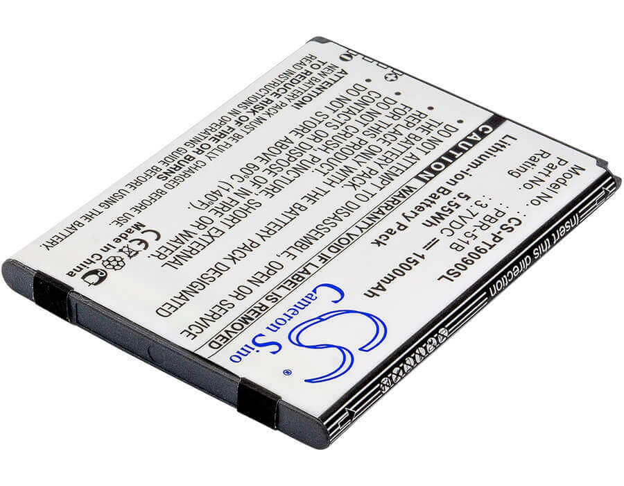 3,7V, Li-ion, 1500mAh, batterie de smartphone compatible avec Pantech, Pbr-51b, Discover, Magnus, 5.55Wh Mobile, SmartPhone Cameron Sino Technology Limited (Suspendu)