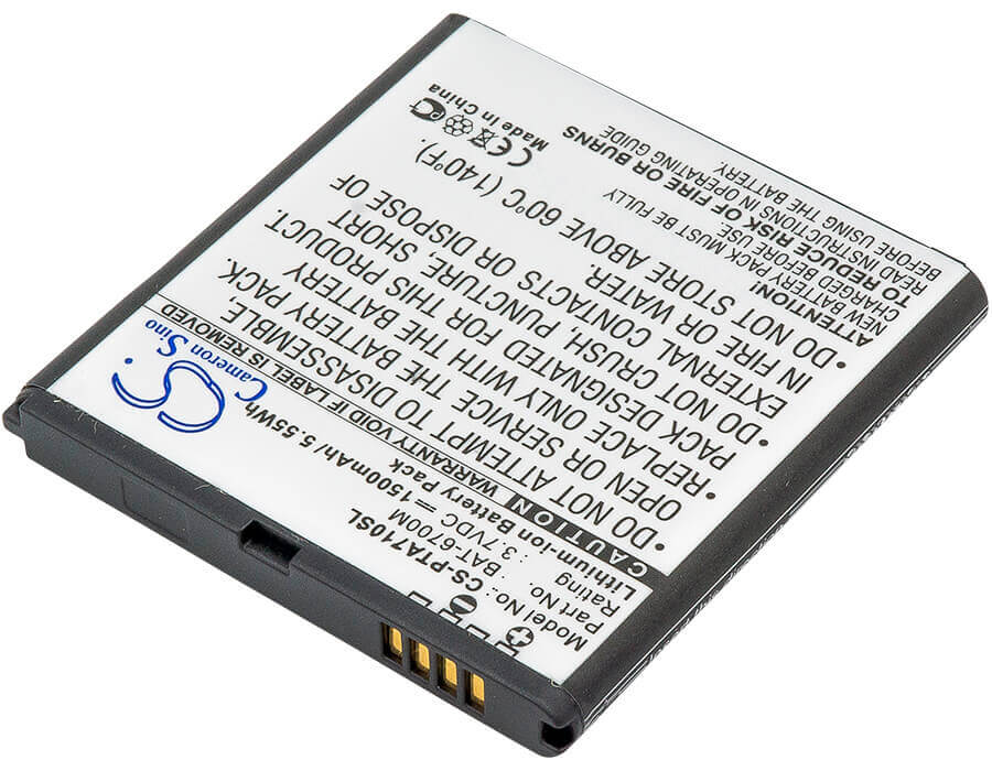 3,7V, Li-ion, 1500mAh, batterie de smartphone compatible avec Sky, Bat-6700m, Im-a710, Im-a710k, 5,55Wh Mobile, SmartPhone Cameron Sino Technology Limited (Suspendu)