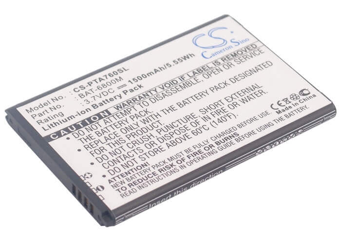 3.7V, Li-ion, 1500mAh, SmartPhone battery fits Pantech, Sky, Bat-6800m, Im-a760, Im-a760s, 5.55Wh Mobile, SmartPhone Cameron Sino Technology Limited (Suspended)