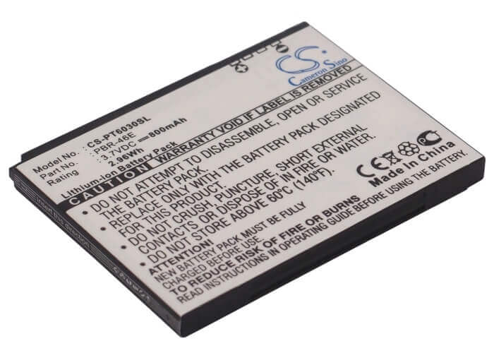 3.7V, Li-ion, 800mAh, SmartPhone battery fits Pantech, Pbr-46e, P6030, Renue, 2.96Wh Mobile, SmartPhone Cameron Sino Technology Limited (Smartphone)