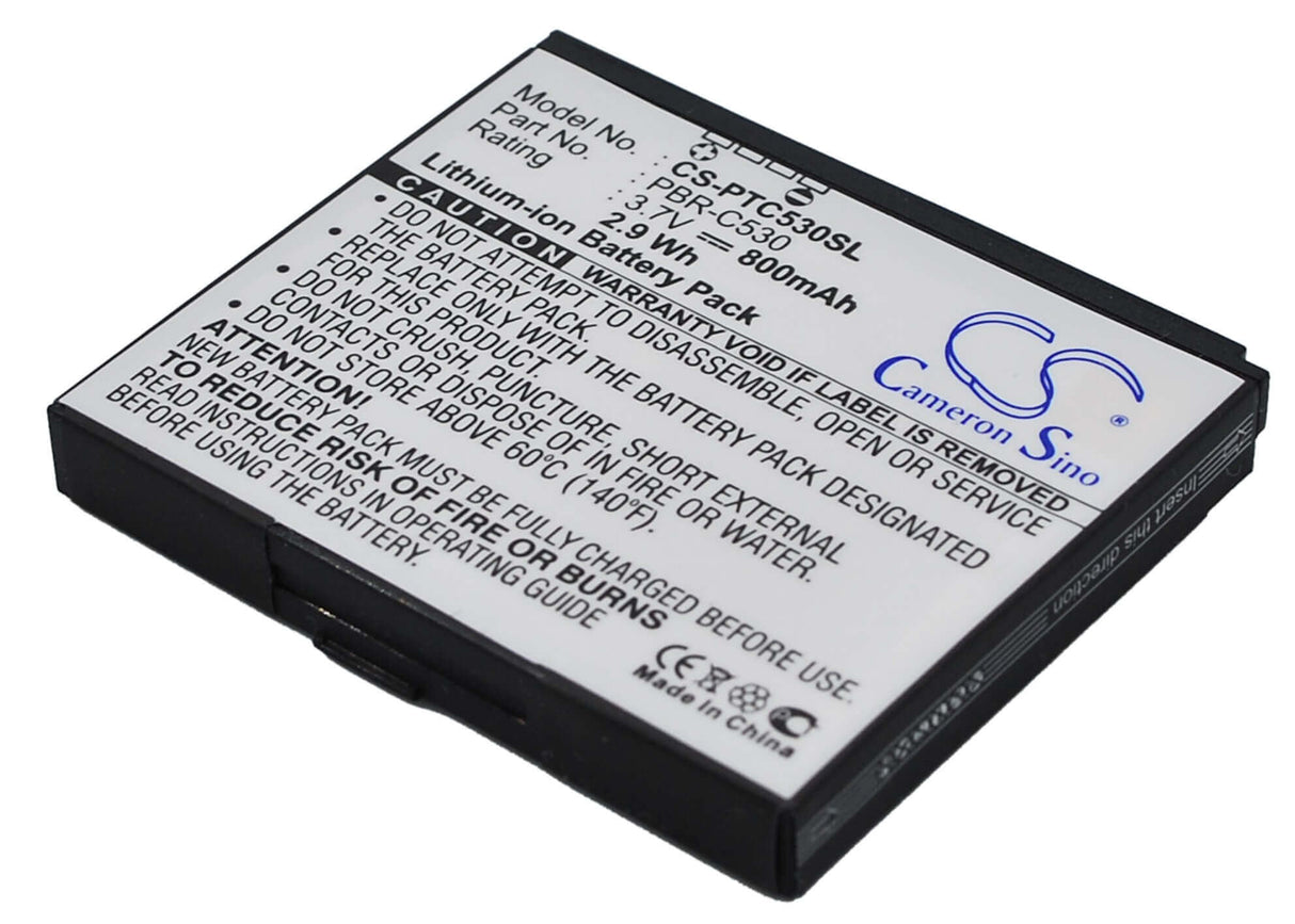 3,7V, Li-ion, 800mAh, Batterie de smartphone compatible avec Pantech, 5htb0045b0a, C530, C530 Slate, 2,96Wh Mobile, Smartphone Cameron Sino Technology Limited (Smartphone)