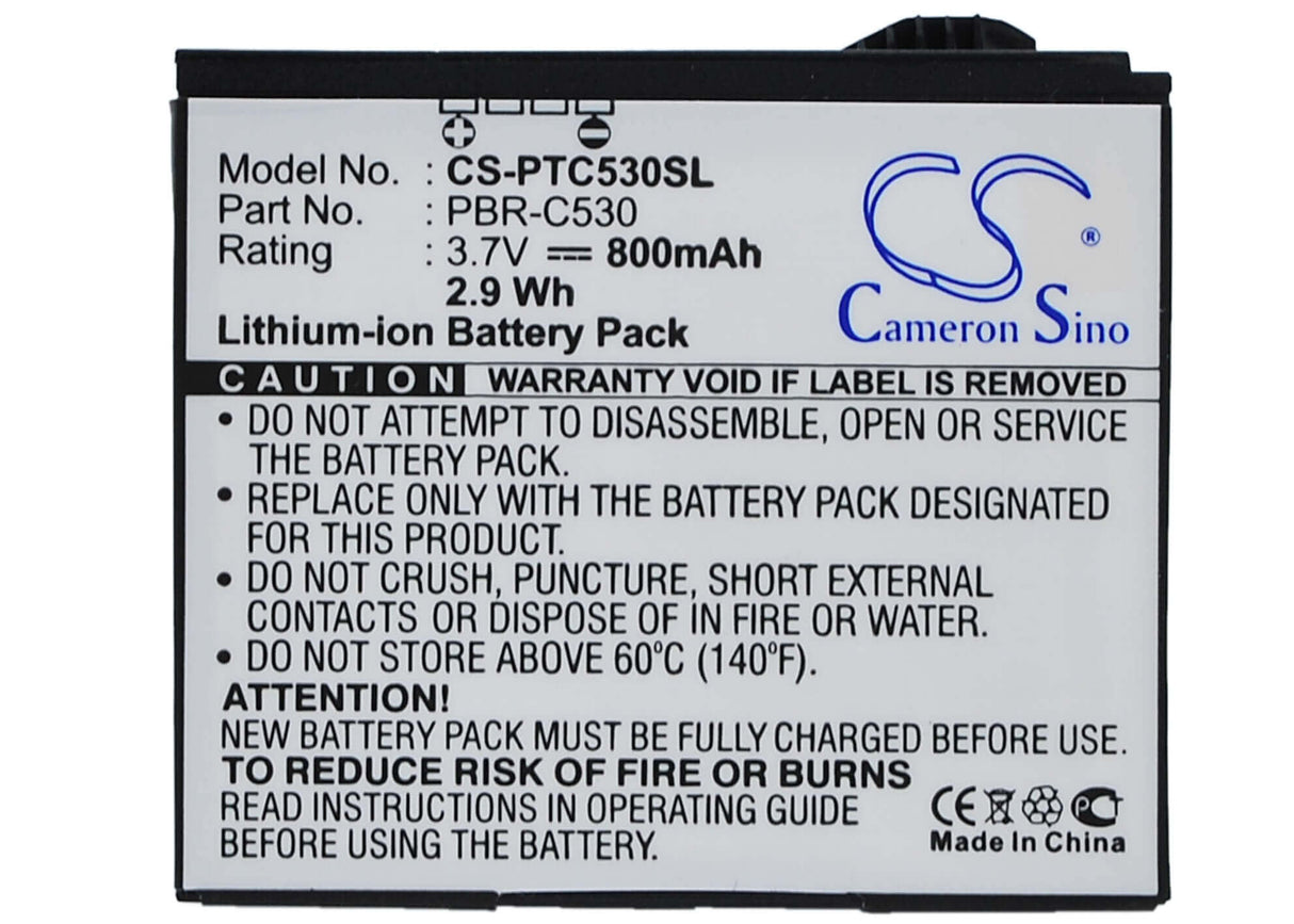 3,7V, Li-ion, 800mAh, Batterie de smartphone compatible avec Pantech, 5htb0045b0a, C530, C530 Slate, 2,96Wh Mobile, Smartphone Cameron Sino Technology Limited (Smartphone)