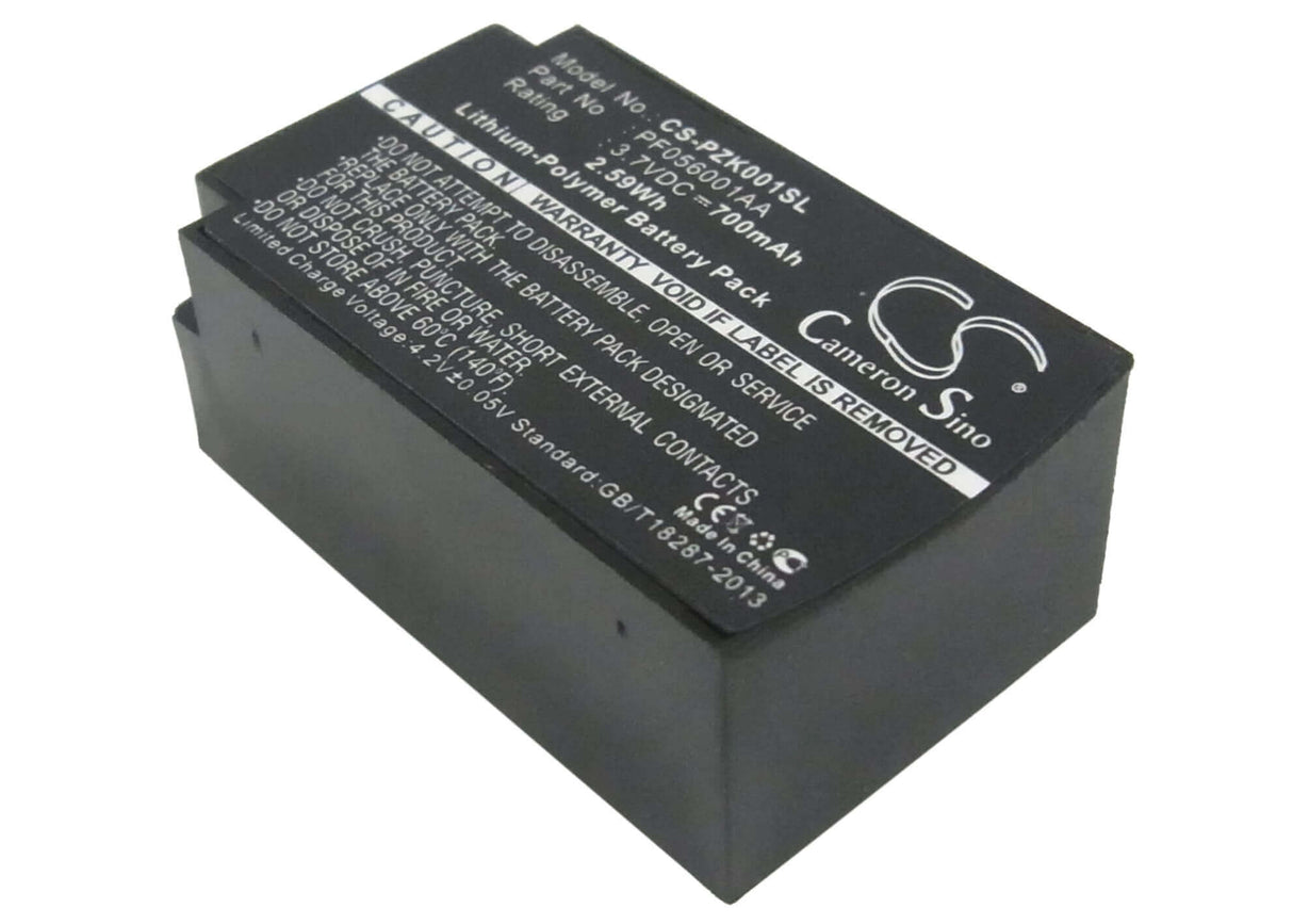 3.7V, Li-Polymer, 700mAh, Headset battery fits Parrot, Pf056001aa, Zik, 2.59Wh Wireless Headset Cameron Sino Technology Limited
