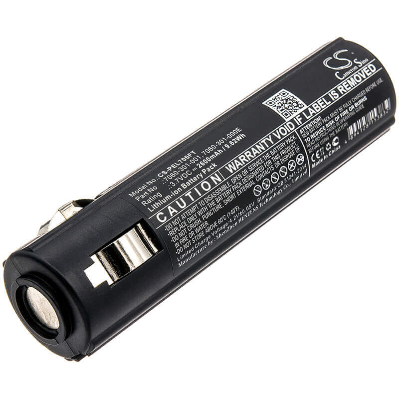 3.7V, Li-ion, 2600mAh, Flashlight battery fits Pelican, 7060-301-000-1, 7060, 7069, 9.62Wh Flashlight Cameron Sino Technology Limited
