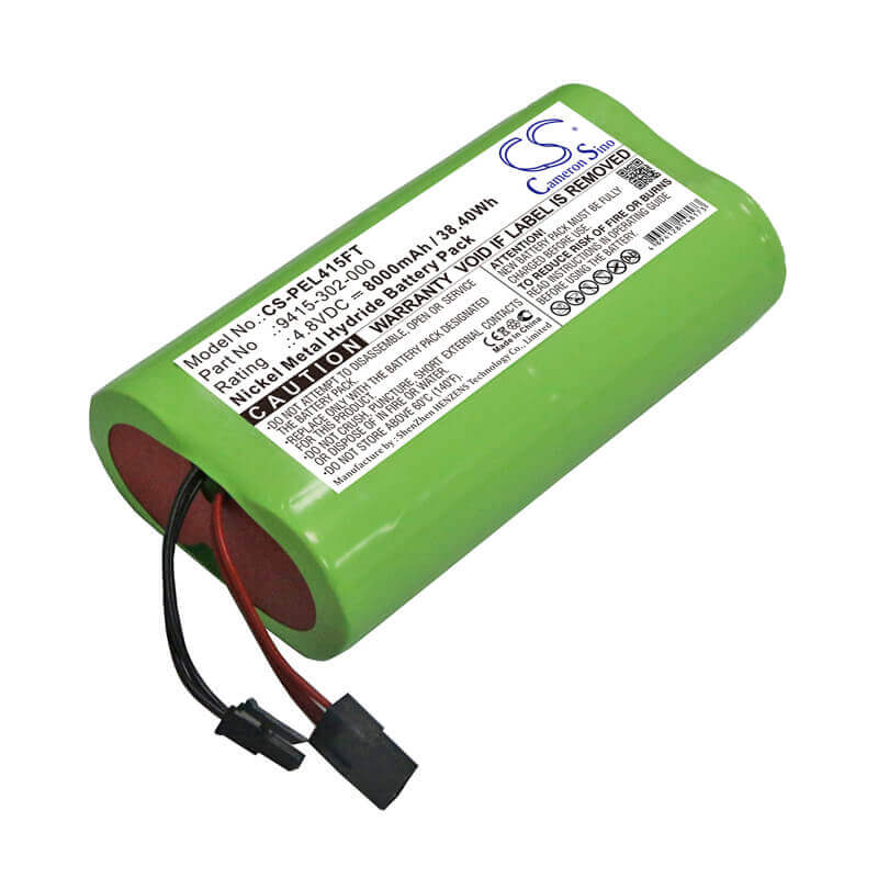 4.8V, Ni-MH, 8000mAh, Flashlight battery fits Pelican, 9415-301-100, 9415, 9415 Led Lantern, 38.40Wh Flashlight Cameron Sino Technology Limited
