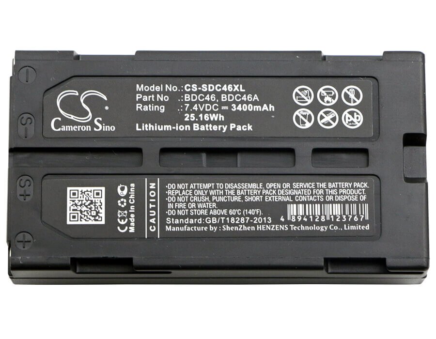 Equipment Battery for Pentax, Da020f, Rca, Cc-8251, Pro-v730 7.4v, 3400mah - 25.16wh Equipment, Survey, Test Cameron Sino Technology Limited