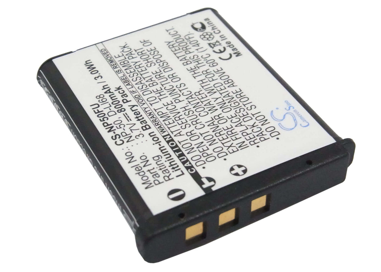 Camera Battery For Pentax Optioa36, Optios10, Optios12 3.7v, 800mah - 2.96wh Camera Cameron Sino Technology Limited (Suspended)