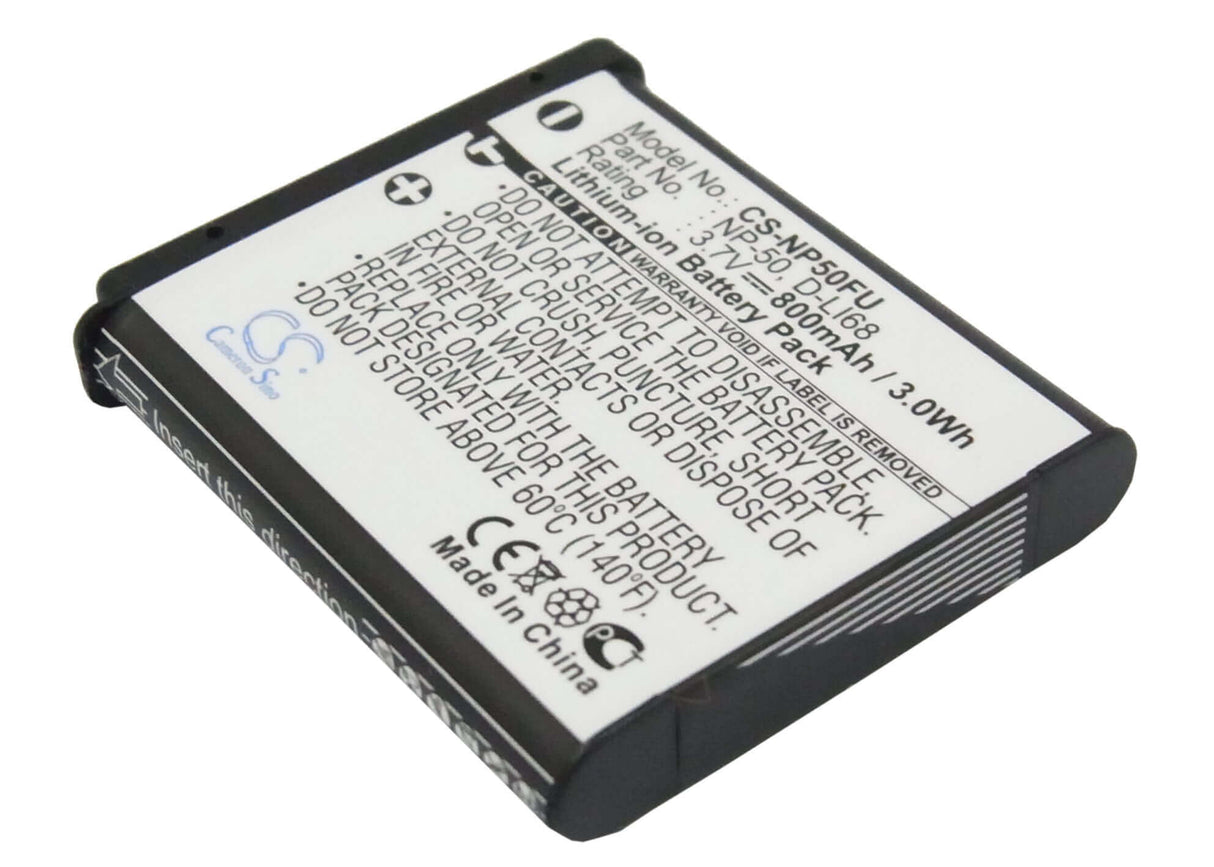 Camera Battery For Pentax Optioa36, Optios10, Optios12 3.7v, 800mah - 2.96wh Camera Cameron Sino Technology Limited (Suspended)