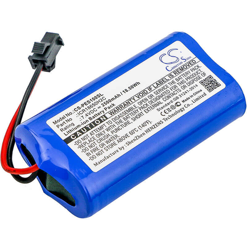 7.4V, Li-ion, 2500mAh, Kitchenware battery fits Peugeot, Icr18650h2c, Elis, 18.5Wh Kitchenware Cameron Sino Technology Limited