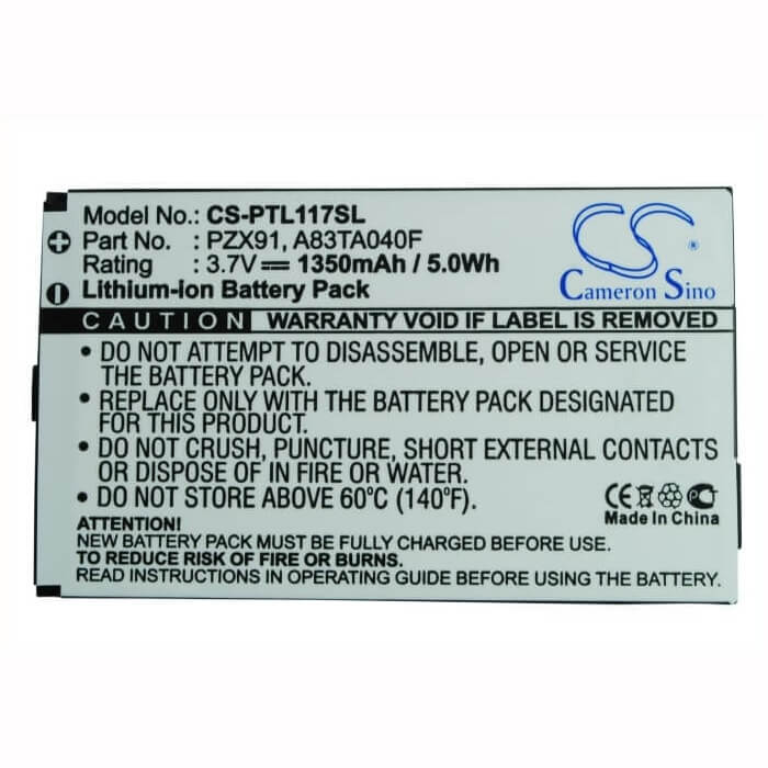 3.7V, Li-ion, 1350mAh, batterie de smartphone compatible Pharos, 6027b0043001, Pzx91, Traveler 117, 5Wh Mobile, Smartphone Cameron Sino Technology Limited (Smartphone)
