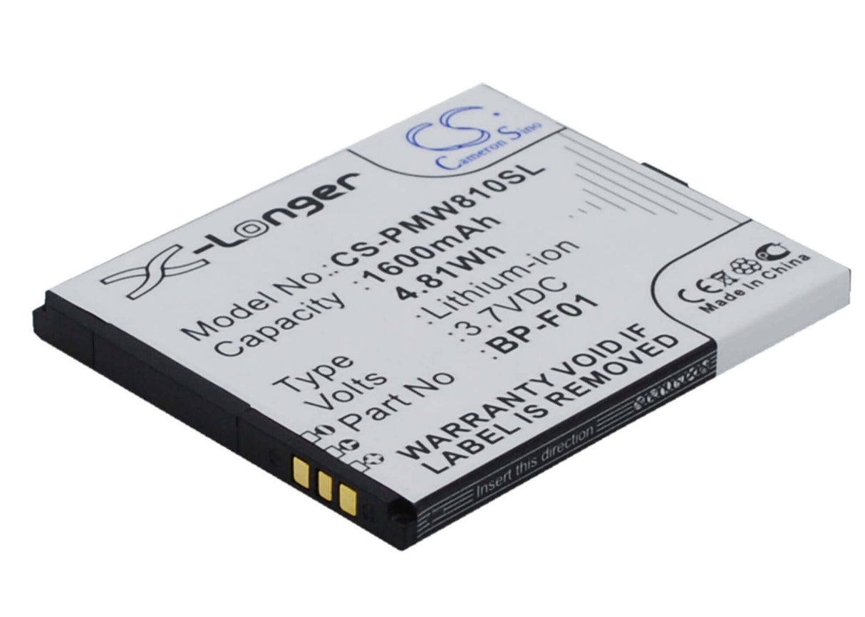 3.7V, Li-ion, 1300mAh, SmartPhone battery fits Phicomm, Bp-f01, Fws610, Fws810, 4.81Wh Mobile, SmartPhone Cameron Sino Technology Limited (Smartphone)