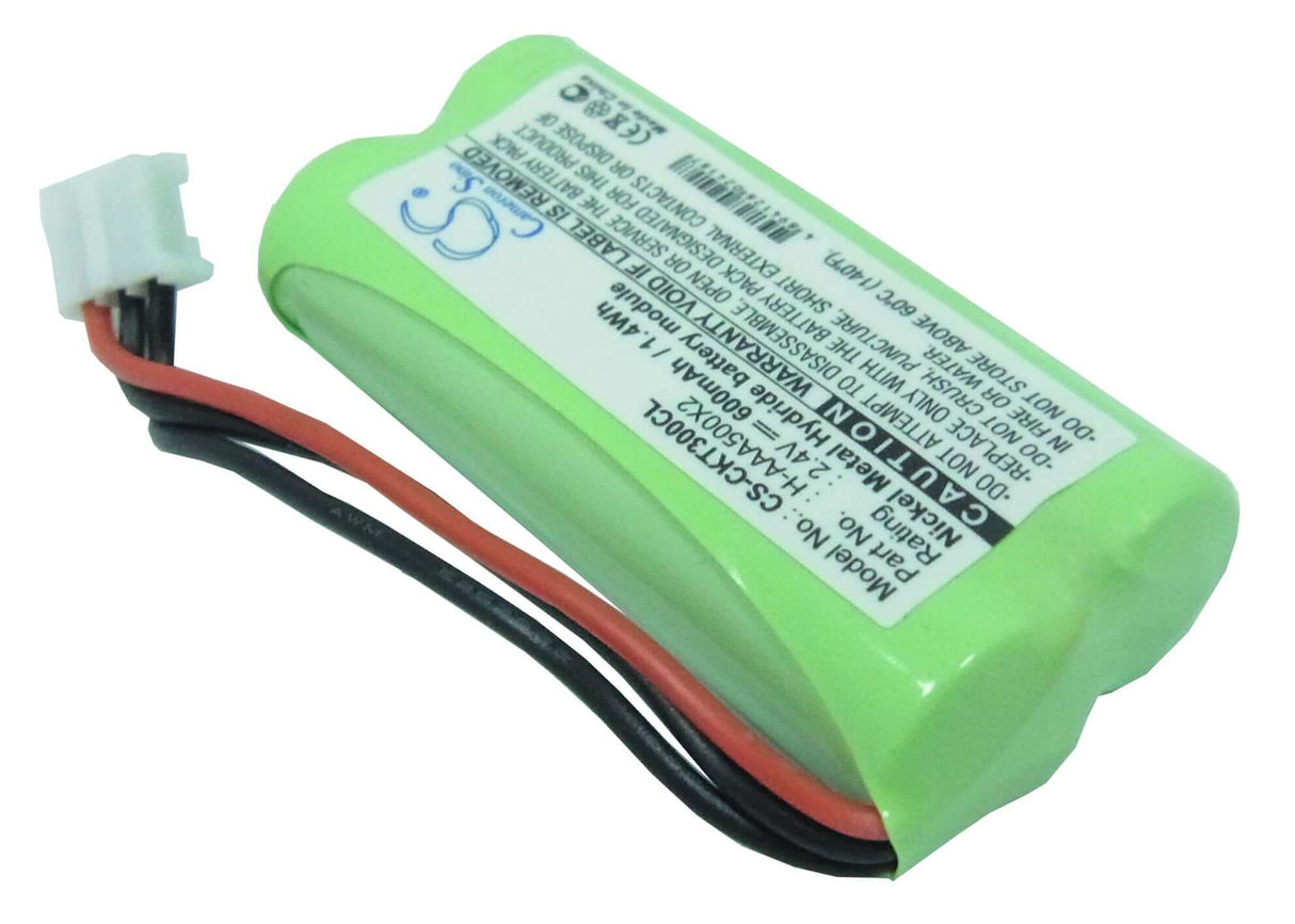 2,4V, Ni-MH, 600mAh, batterie de téléphone sans fil compatible avec Philips, Gp, 60aaah2bmx, 1,44Wh Téléphone sans fil Cameron Sino Technology Limited (Téléphone sans fil)