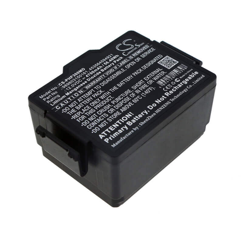 12.0V, Li-MnO2, 4700mAh, Medical battery fits Philips, 453564288031, Dsa Heartstart Fr3, Heartstart Fr3, 56.40Wh Medical Cameron Sino Technology Limited (Medical)