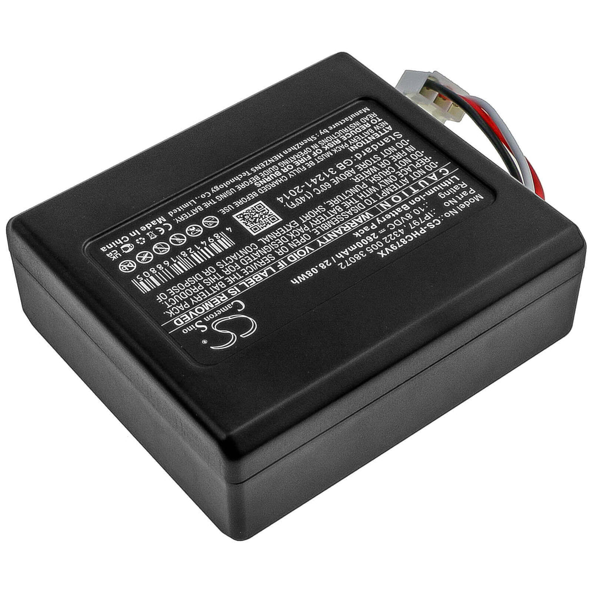 10.8V, Li-ion, 2600mAh, Vacuum battery fits Philips, Fc8007/01, Fc8007/81, Fc8008/01, 28.08Wh Vacuum Cameron Sino Technology Limited