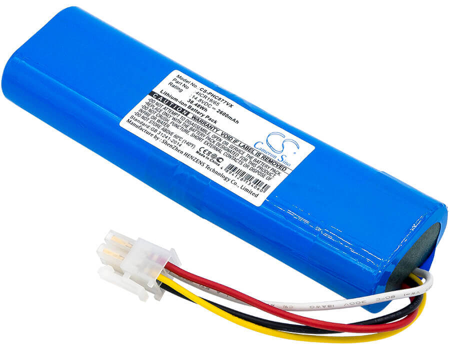 14.8V, Li-ion, 2600mAh, Vacuum battery fits Philips, Fc8700, Fc8705, Fc8710, 38.48Wh Vacuum Cameron Sino Technology Limited