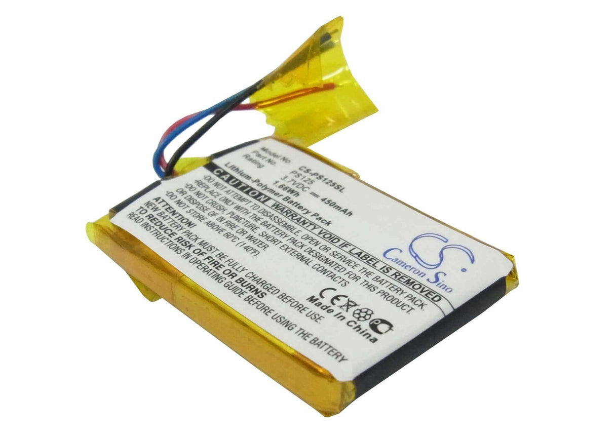 3.7V, Li-Polymer, 450mAh, Media Player battery fits Philips, Gogear Sa3115, Gogear Sa3125, 1.67Wh Media Player Cameron Sino Technology Limited (Suspended)
